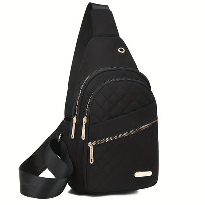 Lightweight & Comfortable Quilted Crossbody Chest Bag, Perfect for Daily Use, Casual Outings & Travel Women Sling Shoulder Purse